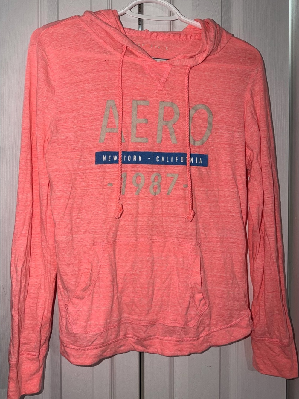 Aeropostale Coral Pink Crewneck Sweatshirt